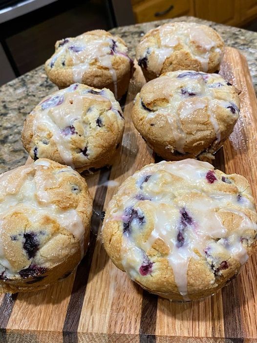 LEMON BLUEBERRY MUFFINS